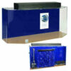 Clear-for-Life 25-Gallon 24"Lx16"Wx18"H Flat Back Hexagon Acrylic Uniquarium